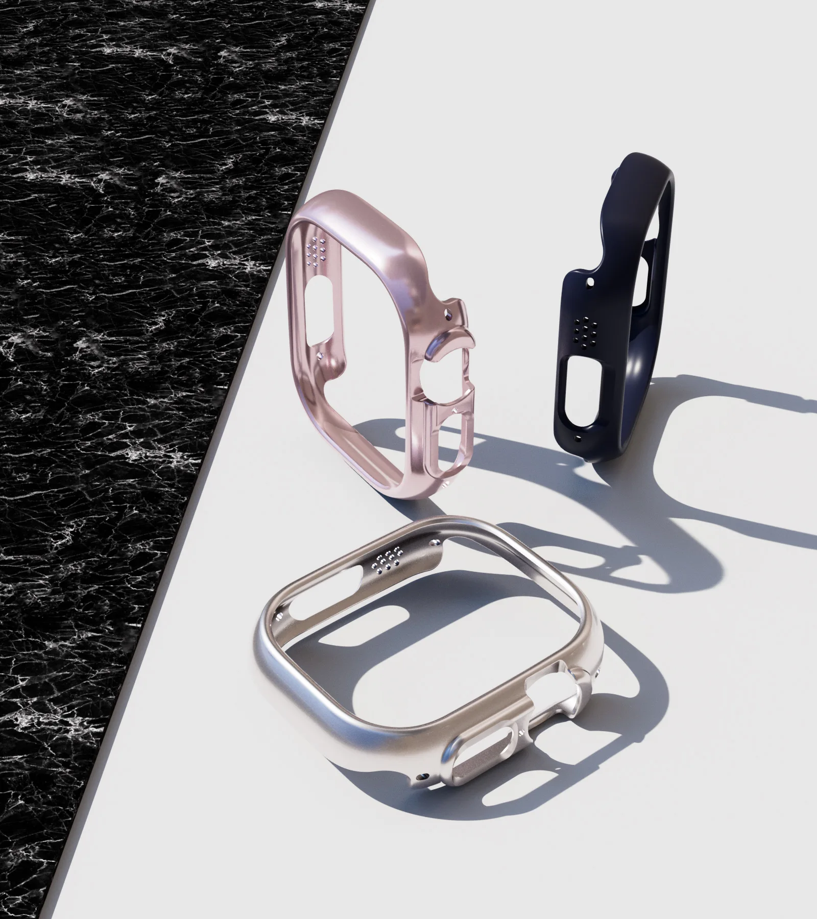 Подходит для Apple Ultra 8 чехол часов watch 49 мм бампер iWatch SE шт. скелетонизированный с