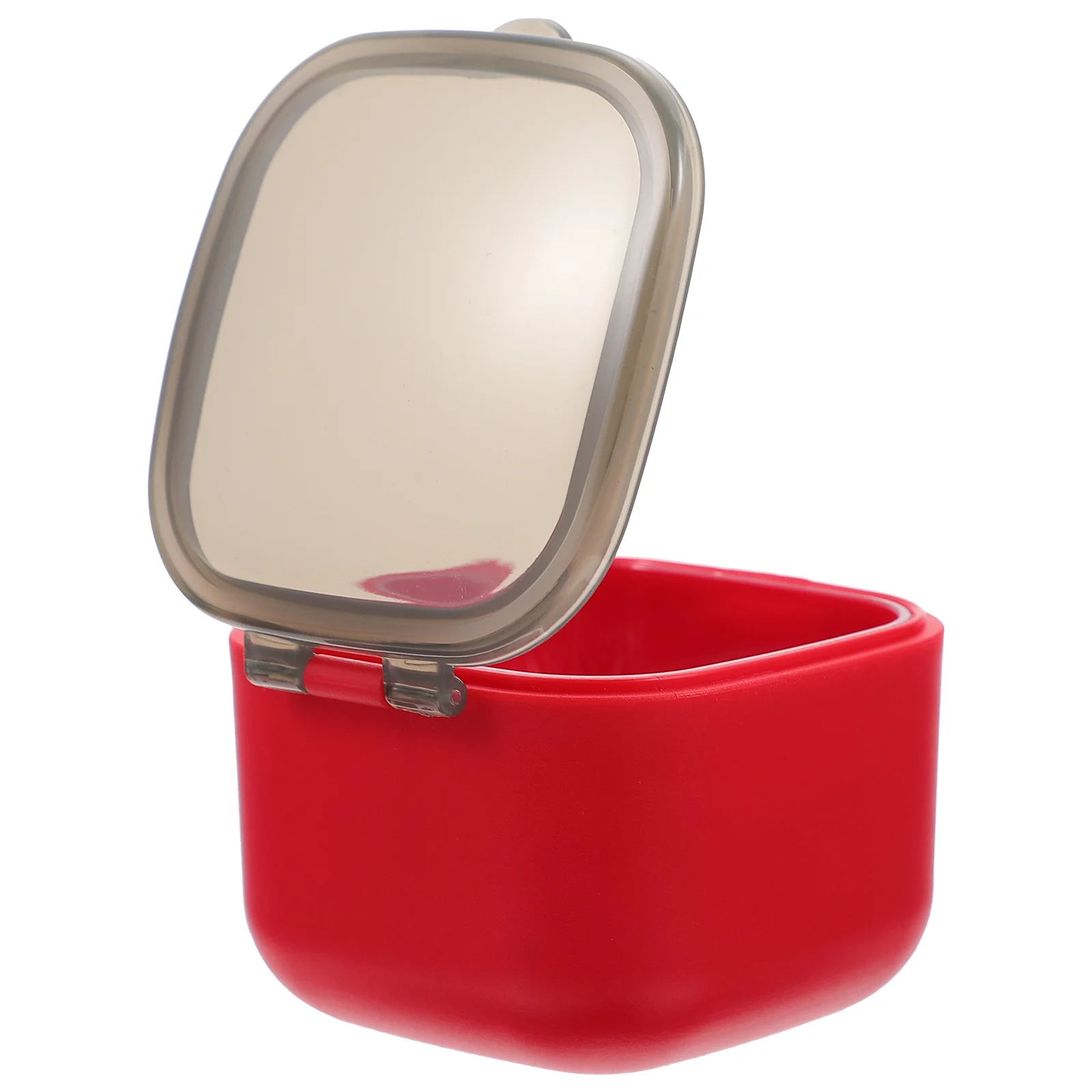 

Denture Case Retainer Box Container Storage Teeth Guard False Mouth Holder Cupdental Cleaning Bath Mouthguard Dentures