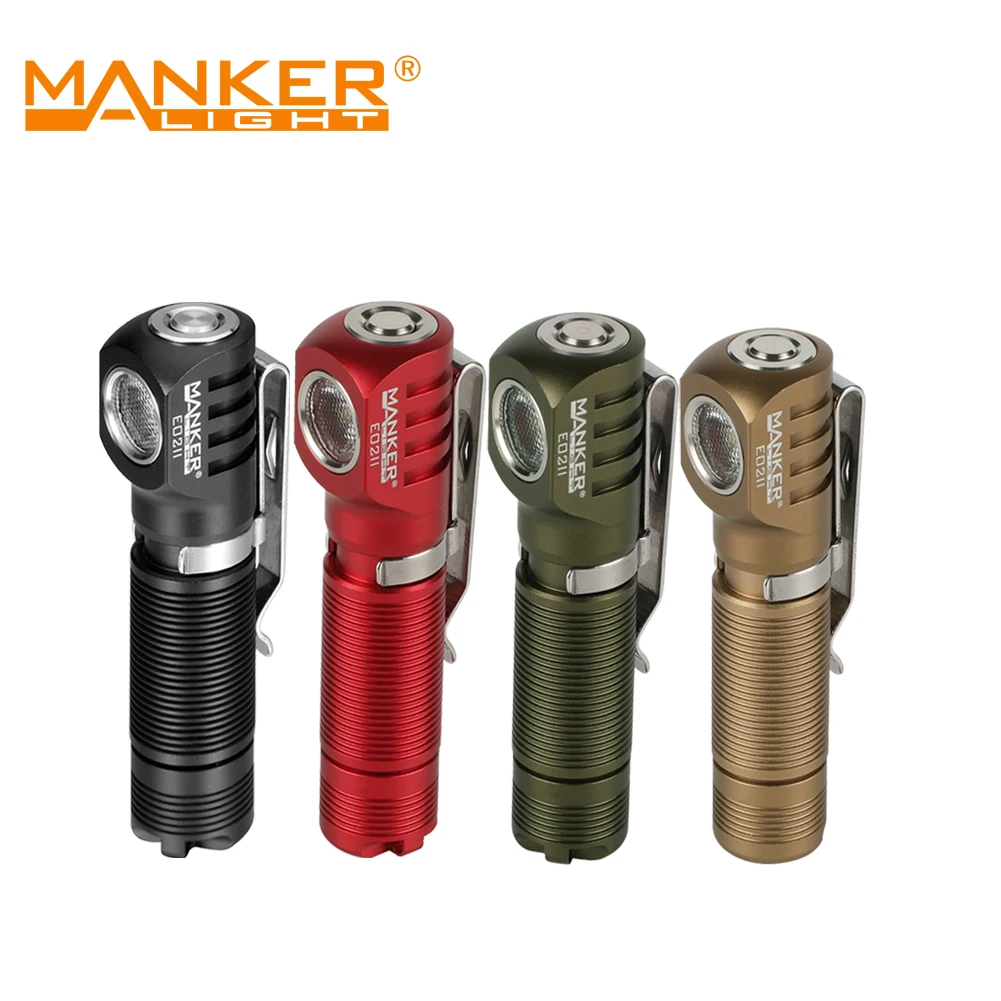Manker E02 II 420LM Luminus SST20 LED Flashlight AAA/10440 Pocket EDC Mini Keychain Torch with Magnetic Tail &amp Reversible Clip |