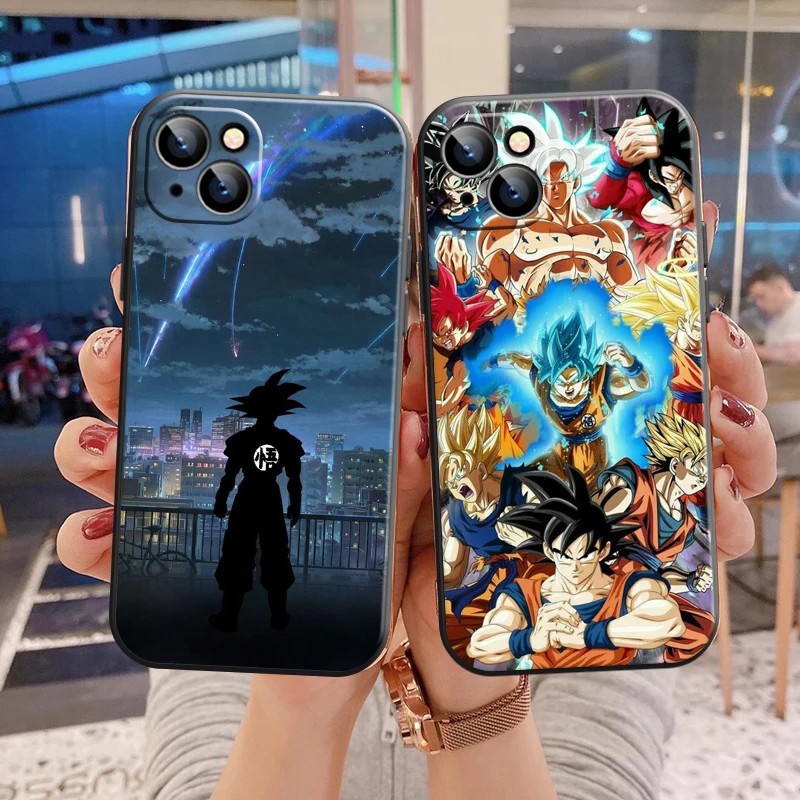 

Japan Cartoon Dragon Ball Phone Case For Apple iPhone 13 12 11 Pro 12 13 Mini X XR XS Max SE 6 6s 7 8 Plus Coque Silicone Cover