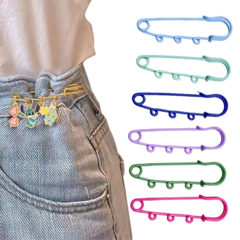 

DIY Brooch Findings Kilt Pins DIY Brooch Clasp with 3 Hole Heavy Duty Safety Pin
