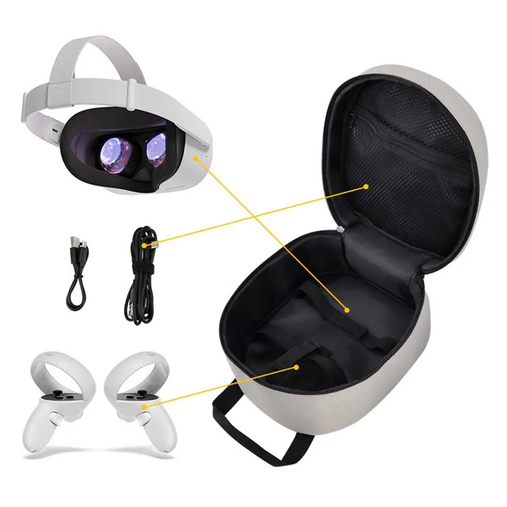

Cloth Virtual Reality Glasses Storage Bag Bags Pouch Replacement for Quest 2