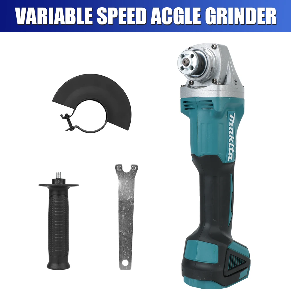 

For Makita 18V Battery 100mm Power Tool 125mm Hand Tool Brushless Cordless Angle Grinder DIY Cutting Grinder Machine