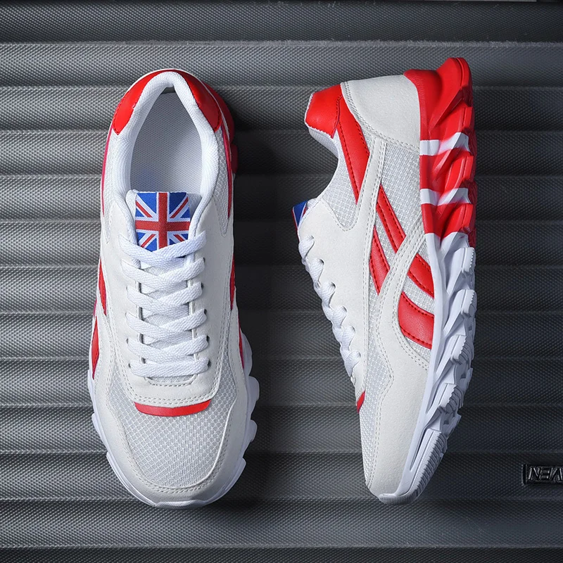 Мужские кроссовки дышащие для бега на открытом воздухе сетчатая повседневная