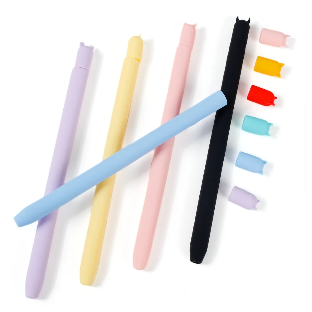 

Kawaii Cartoon Silicone Pencil Case For Apple Pencil 1 Protective Cover Tablet Stylus Pen Cover For Apple Pencil 1st Accessories