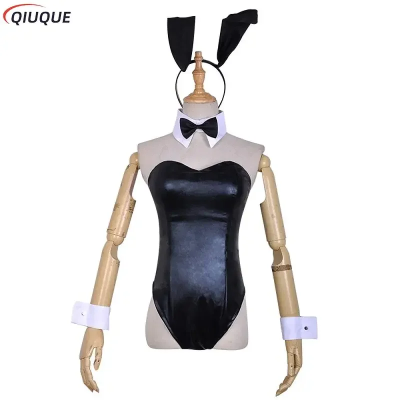 Seishun blind Yarou WA Bunny Girl Senpai no Yume wo Minai Sakura Ajima Mai Косплей Костюм сексуальный кролик для