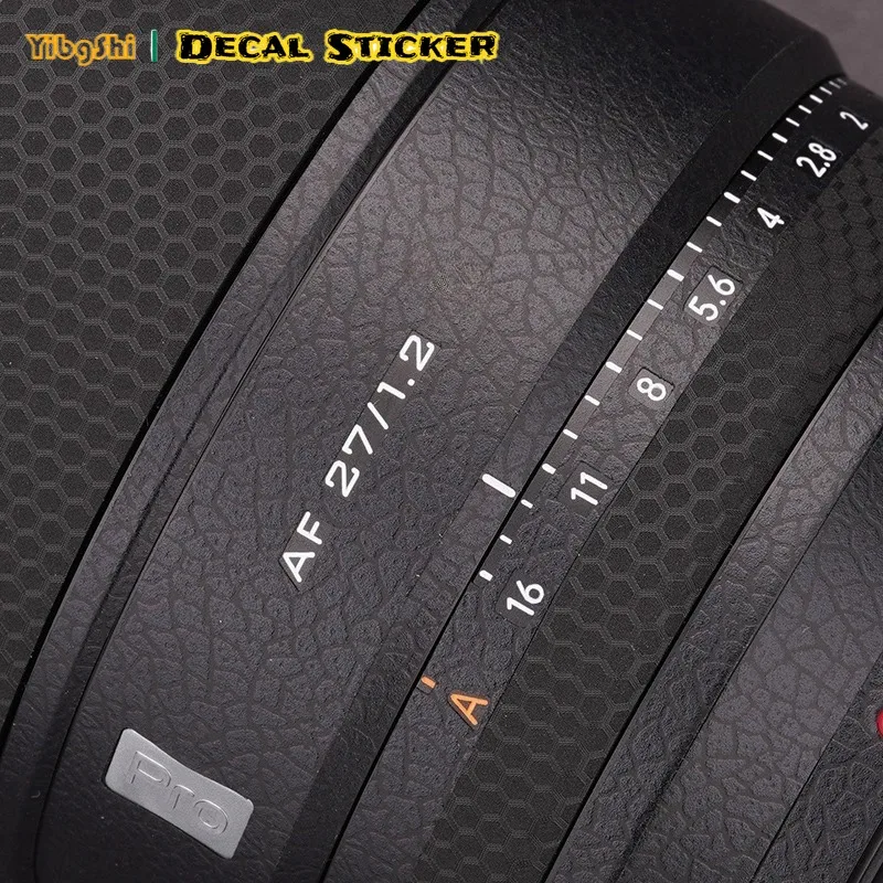 Фото Для Viltrox AF 27 мм F1.2 Pro E/XF/Z крепление объектива наклейка кожу виниловая пленка защитная пленка покрытие AF 27 1.2 F/1.2 №5