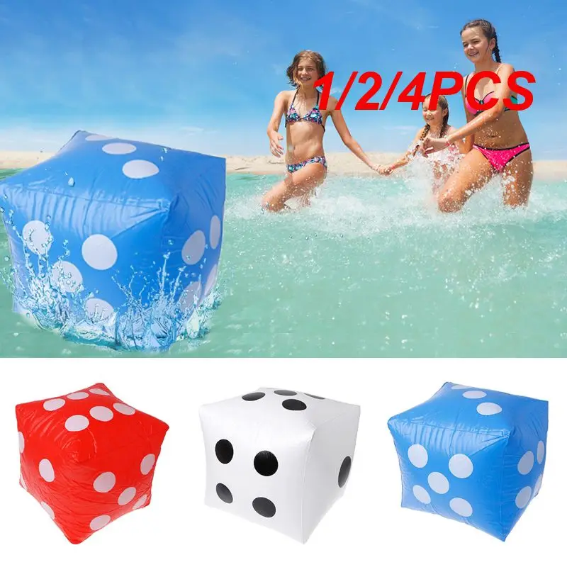 

1/2/4PCS Large Inflatable Cube Dice Party Giant Toys Activities Game Lucky Draw Props