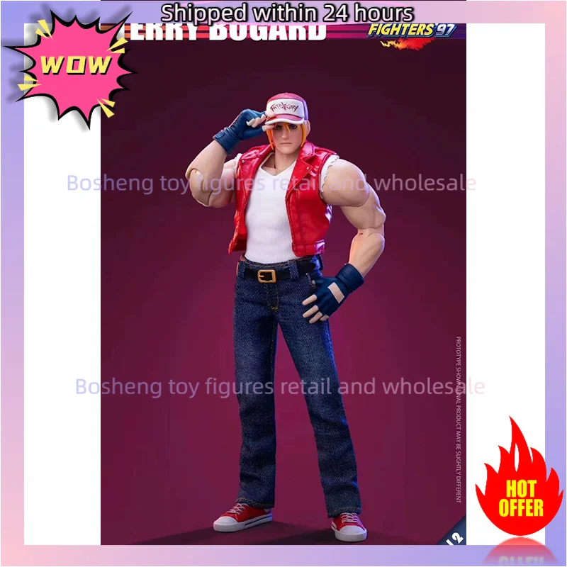 Фото 100% в наличии Оригинальные коллекционные фигурки-модели Tunshi Studio SNK THE KING OF FIGHTERS 97 Терри Богард, аниме-фигурки для коллекции №5