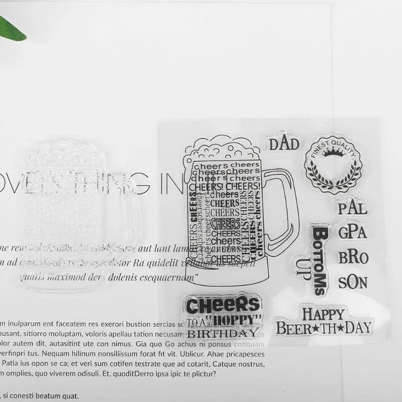 

Силиконовый прозрачный штамп для украшения фотоальбома