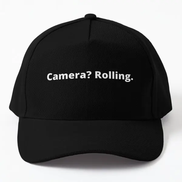 

Camera Rolling Filmset Camera Departme Baseball Cap Hat Spring Casual Fish Hip Hop Solid Color Outdoor Mens Summer Sun