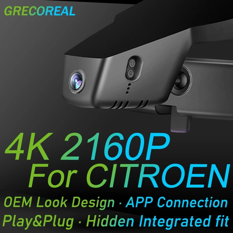 

OEM видеорегистратор 2K 4K двойной передний Wifi видеорегистратор для Citroen C4 C5 X7 Aircross Air Cross 2017 2018 2019 2020 2021 2022 2023
