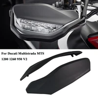 motorcycle accessoriesupper handguards for ducati multistrada mts 1200 1260 950 v2 abs hand guards fairing protector windshield