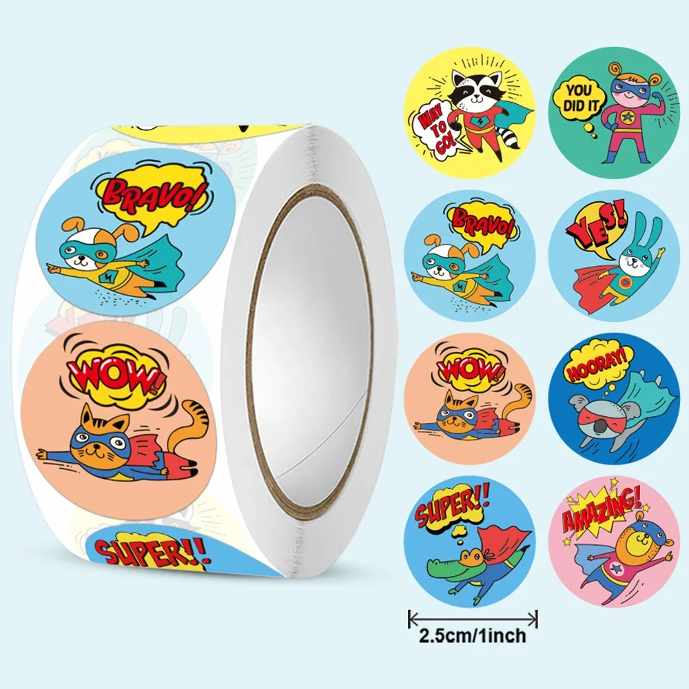 

Мотивирующие наклейки для учителей, 500 шт.