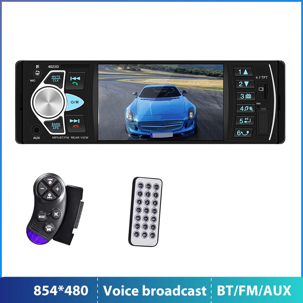 

Автомагнитола Podofo, 1 din, MP3, сенсорный экран 4,1 дюйма HD, плеер с Bluetooth, FM-радио, приемник, поддержка TF/USB, камера заднего вида