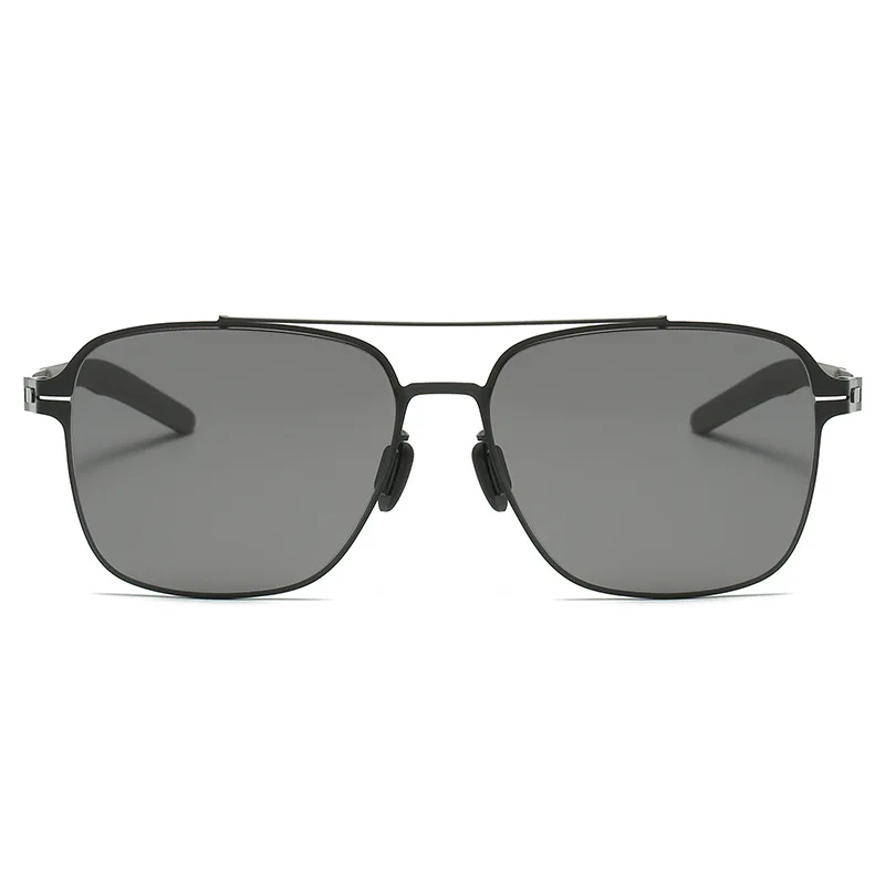 

Новинка 2022 поляризованные солнцезащитные очки мужские солнцезащитные очки с защитой от УФ-излучения с большим лицом Асимметричная оправа с двойной перемычкой для вождения автомобиля модные тренды