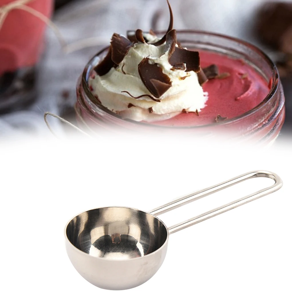 

Kitchen Measuring Spoon Home Baking Cooking Flour Seasoning Coffee Powder Measuring Scoop, Rose Golden