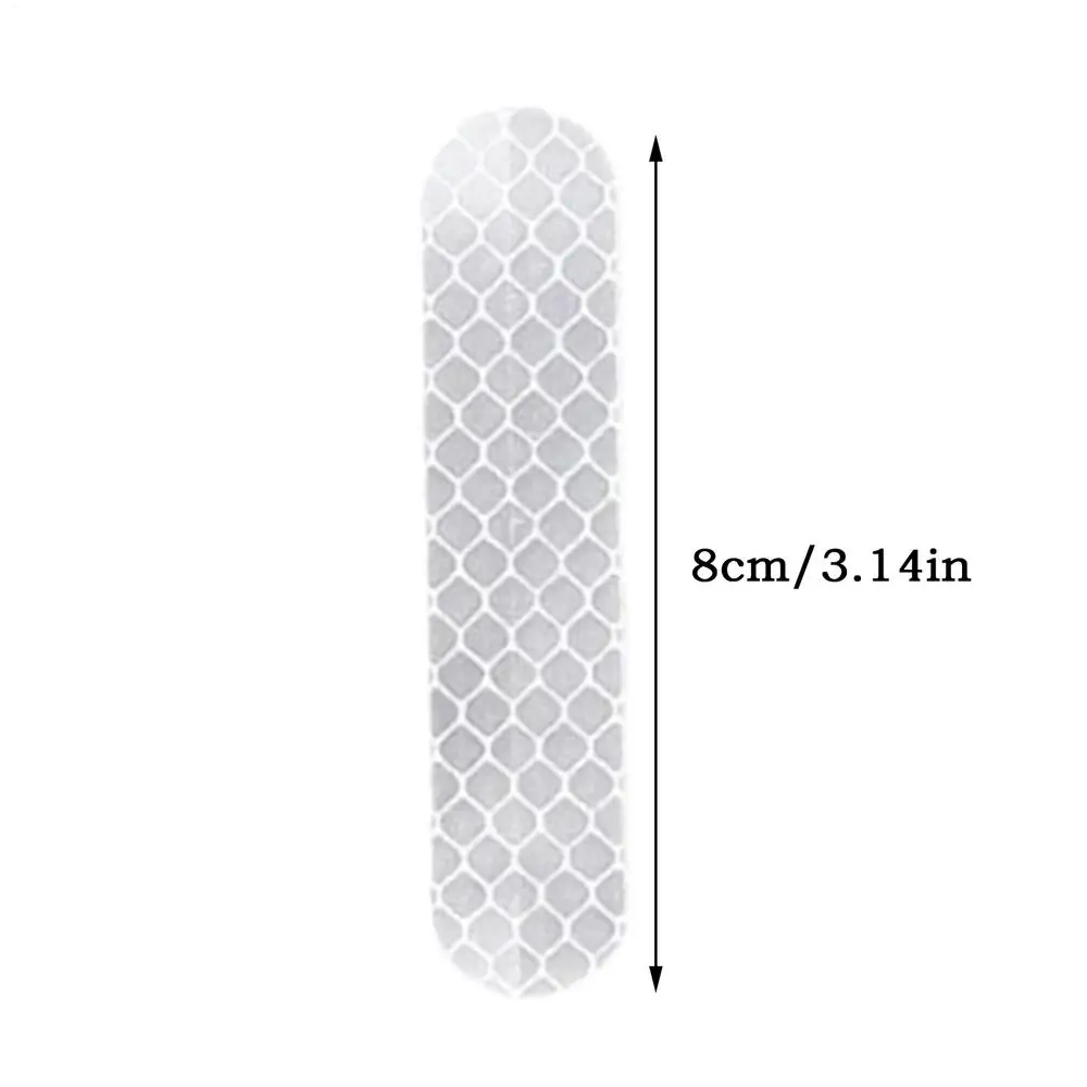 10 шт., наклейки-отражатели для зеркала заднего вида, универсальные предупреждающие светоотражающие полосы для предотвращения столкновений, светоотражающие наклейки на шлем