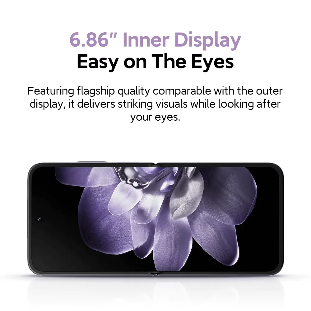 Xiaomi MIX Flip Global Version Складной смартфон с гиперзарядным устройством 67 Вт Камера Leica 50