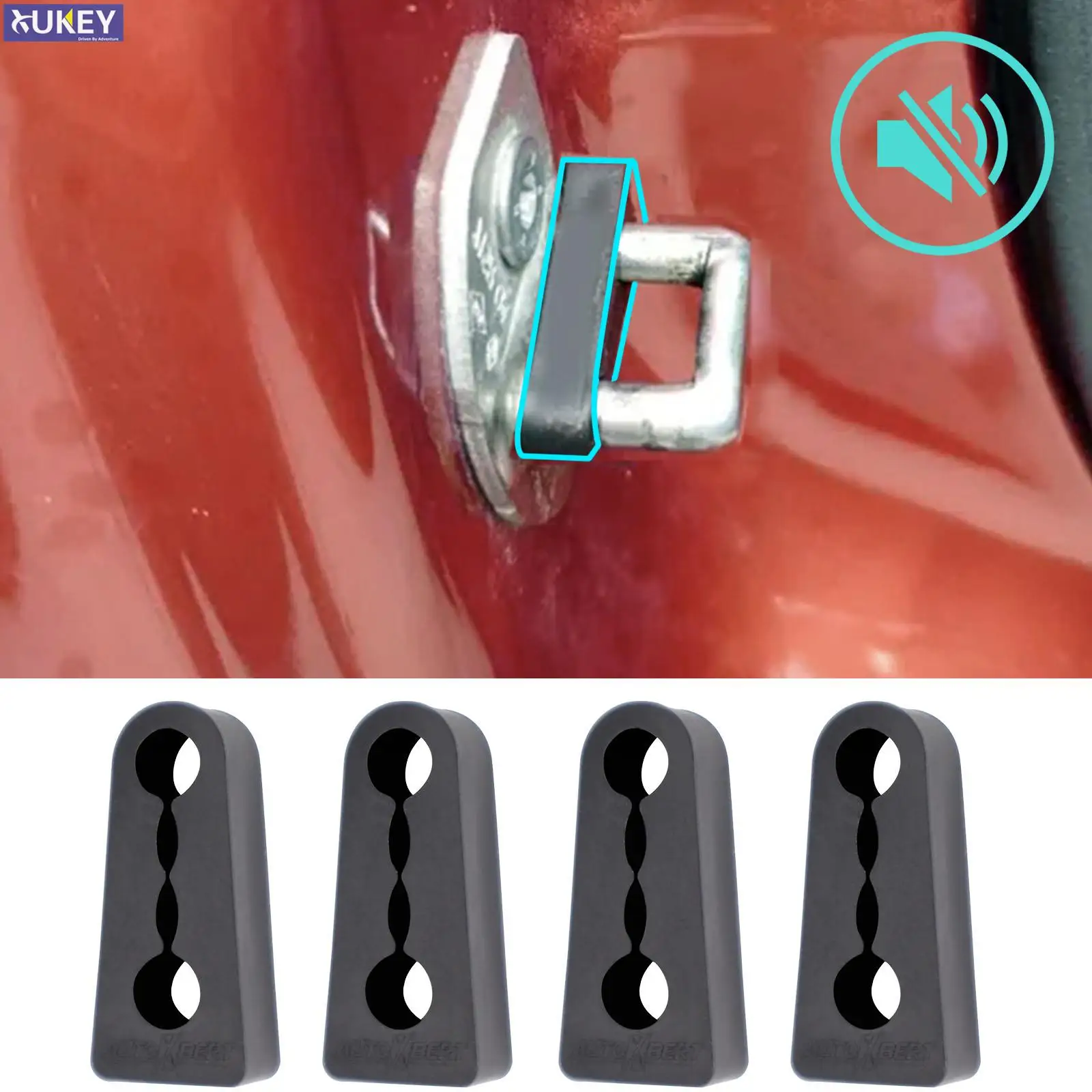 

Звуковой демпфер, буфер дверного замка для Renault Duster 2, Captur Kaptur Arkana Fluence, звукоизоляционные винты, глухое уплотнение, глушитель