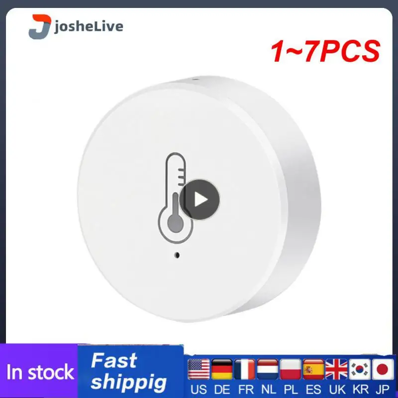 

Датчик температуры и влажности Tuya ZigBee, умное управление с помощью приложения Alexa Google Home Smart Life/Tuya, 1 ~ 7 шт.