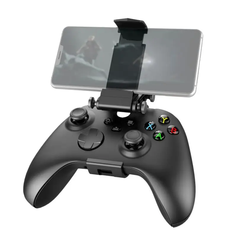 

Retractable Controller Phone Holder For Xbox Series X Wireless Controller Three Segment Stand Adjustable Mount Portable Bracket