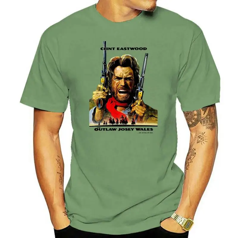 

THE OUTLAW JOSEY WALES Movie Poster ver. 1 T-Shirt (White) S-5XL