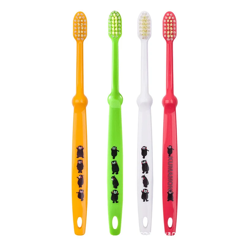 

Kumamoto Kumamoto adult toothbrush has clean and comfortable hair