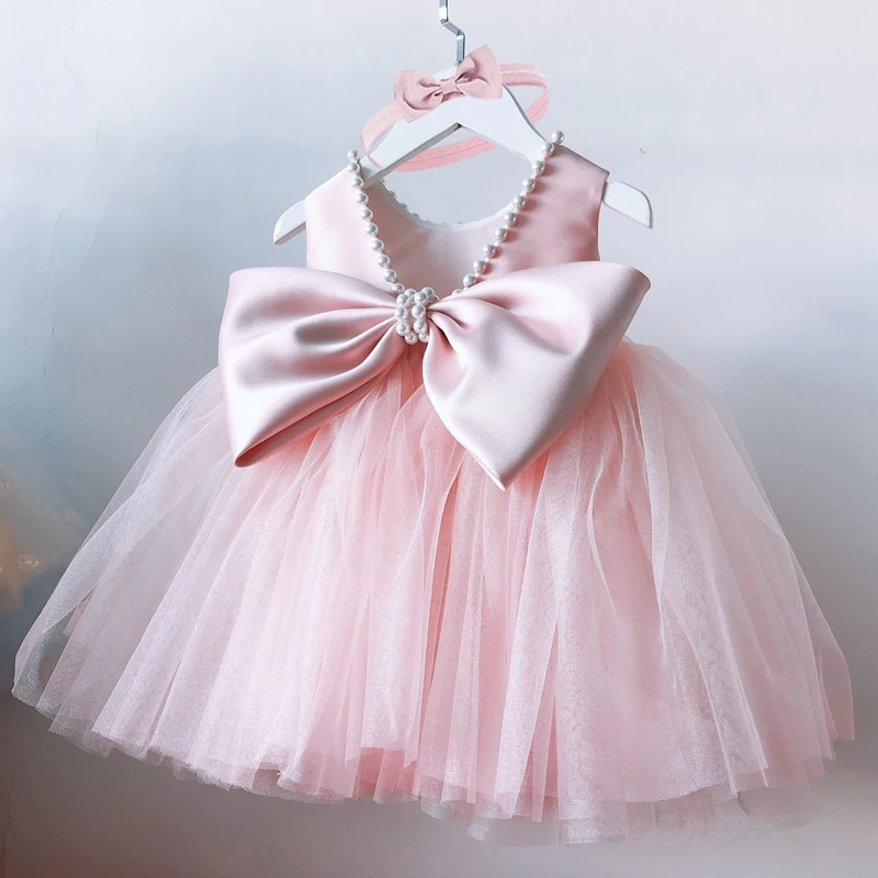 

Christmas Girls Wedding Dress For Baby Tutu Princess Dress Infant vestidos 1 Year Birthday Party Baptism Dress Newborn Clothes