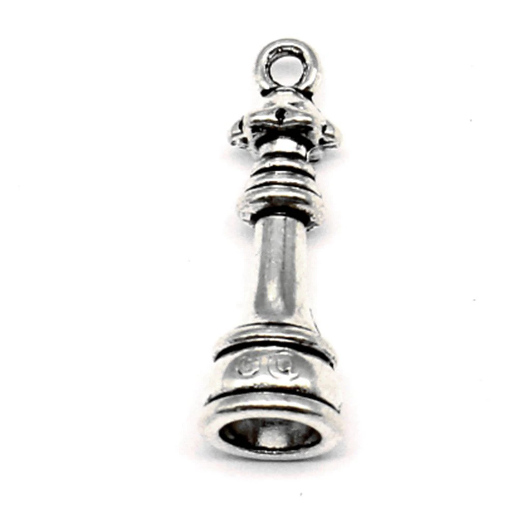 

Chess Charm For Making Jewelry Diy Finding 40pcs 8x23mm