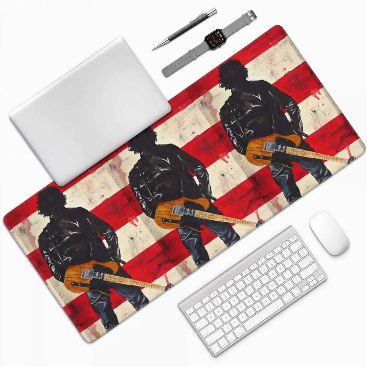 Bruce Springsteen Large Mouse Pad Computer Keyboard Mat Gamer PC Laptop Desk Office Accessories Table Mats |