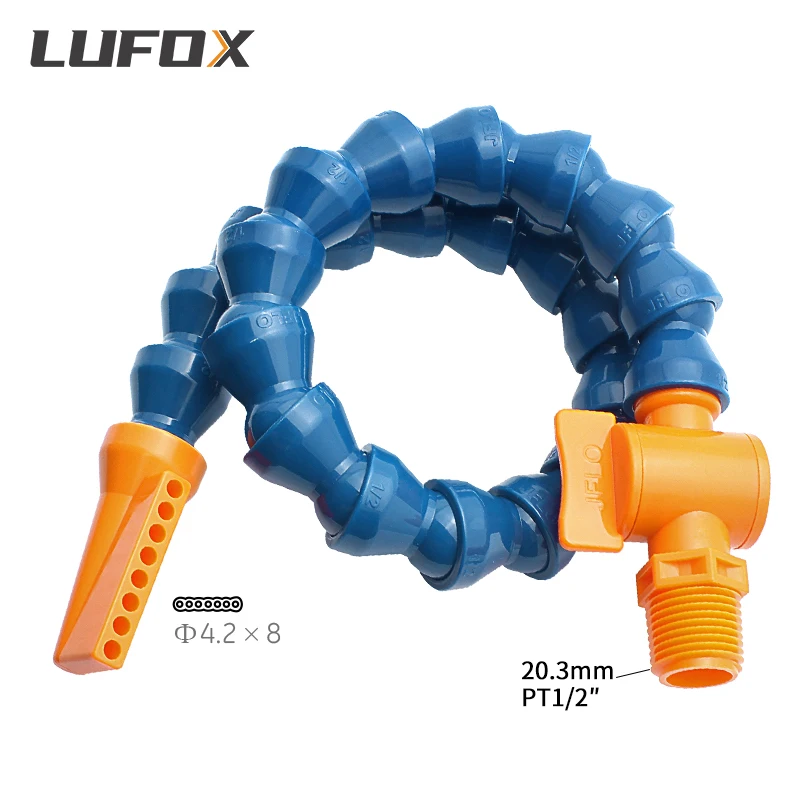 1/2-дюймовая охлаждающая трубка пластиковые гибкие трубки для охлаждающей