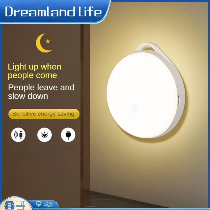 

Перезаряжаемая прикроватная лампа, 0,6 Вт, человеческий тело, ночная лампа, небольшая Индукционная лампа, домашний декор, креативная лампа для коридора, 2 цвета освещения