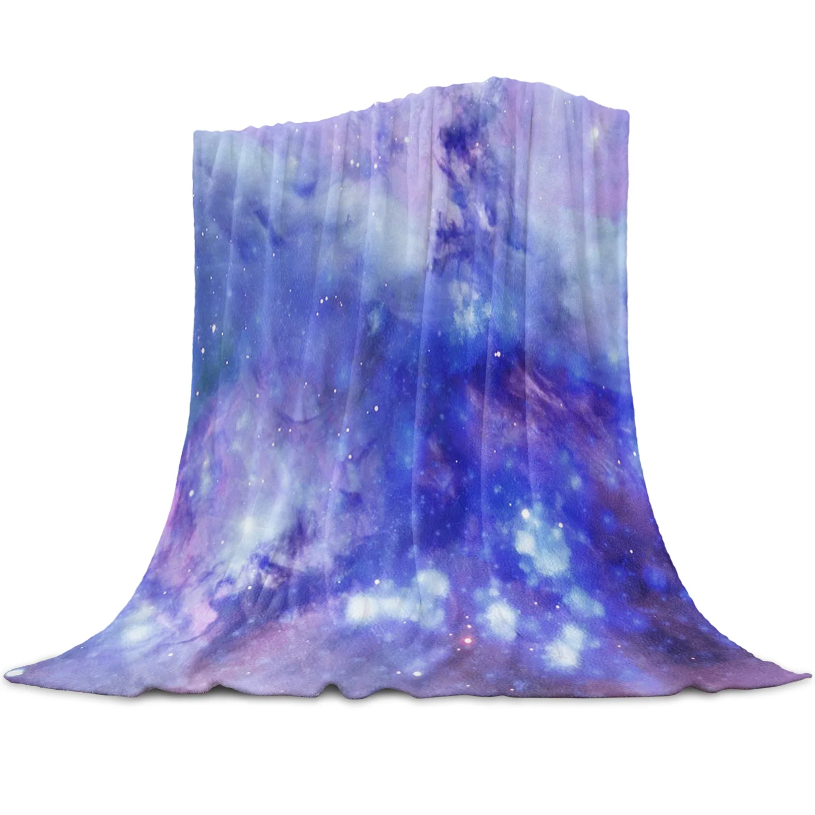 

Butterfly Abstract Purple Thin Flannel Blanket Custom Warm Soft Blankets Throw on Sofa Bed Travel Bedspread Background Light