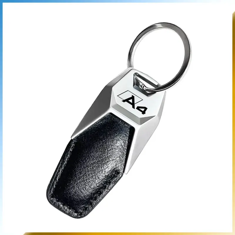

Спортивный стиль, брелок из искусственной кожи, металлический автомобильный брелок для ключей, подвеска для ключей, подарки для Audi A3 A4 A6 A7 Q5 Q7 Q3, автозапчасти