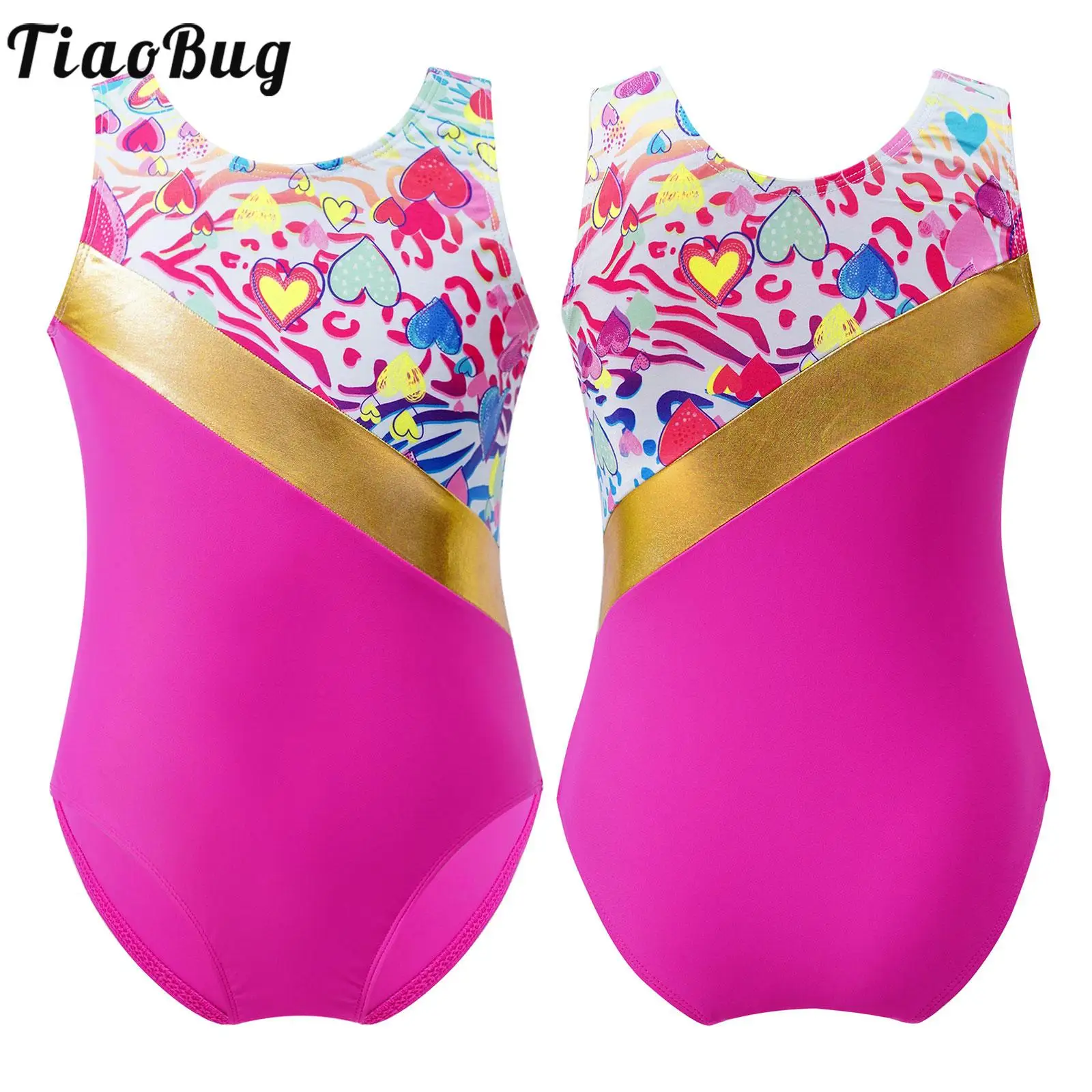 

1 шт., детский купальник с круглым вырезом, без рукавов