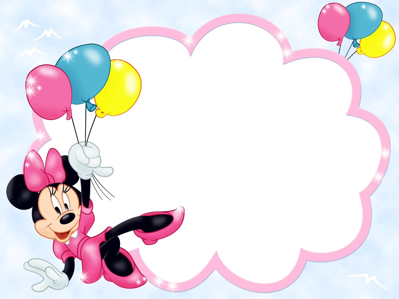 Disney мультфильм Микки Маус фотография планшетов розовая детский день рождения