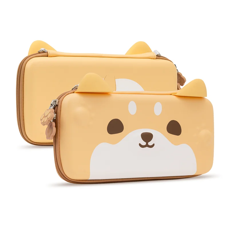 2022 NEW Cute Dog Ears Yellow Storage Bag Protables For Nintend Switch Strap Pharaoh Travel Carrying Case for Nintendo Switch