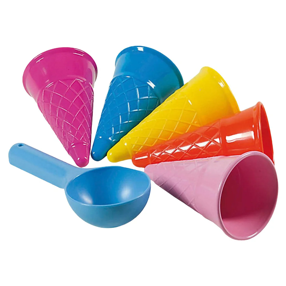 

Kidcraft Playset Childern Beach Toy Plastic Toys Kids Digging Spoon M Ice Cream Cup