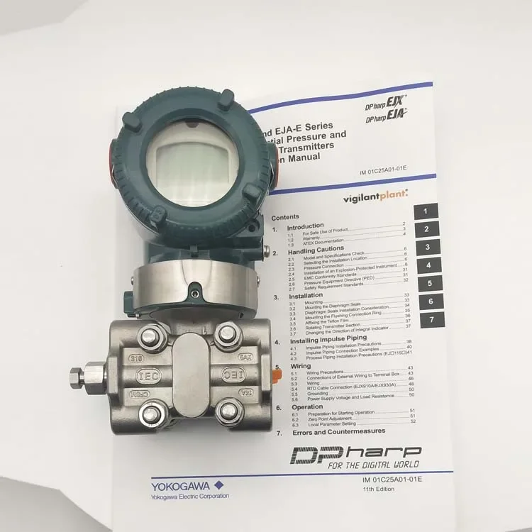 Оригинальный передатчик дифференциального давления и серии Yokogawa EJX EJA-E в Японии