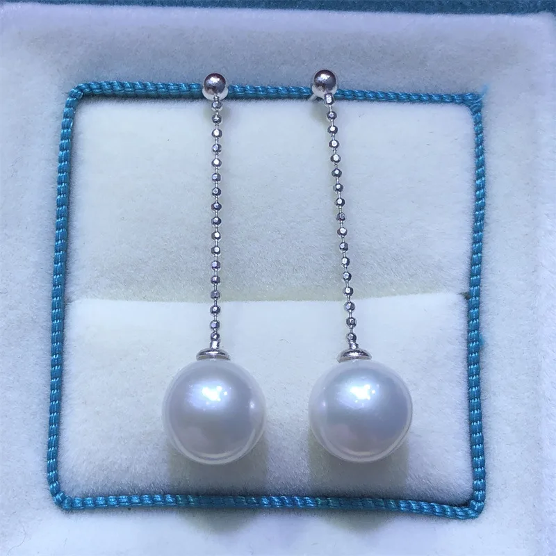 Горячая Распродажа AAAA +++ 9-10 мм 10-11 11-12 12-13 Натуральная железная кожа 925s