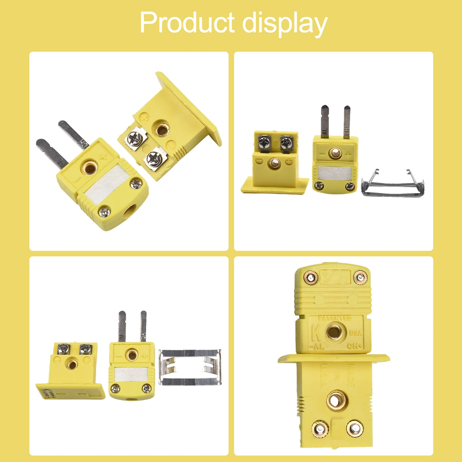 1 комплект миниатюрная розетка для термопары типа K мини-крепление на панель из