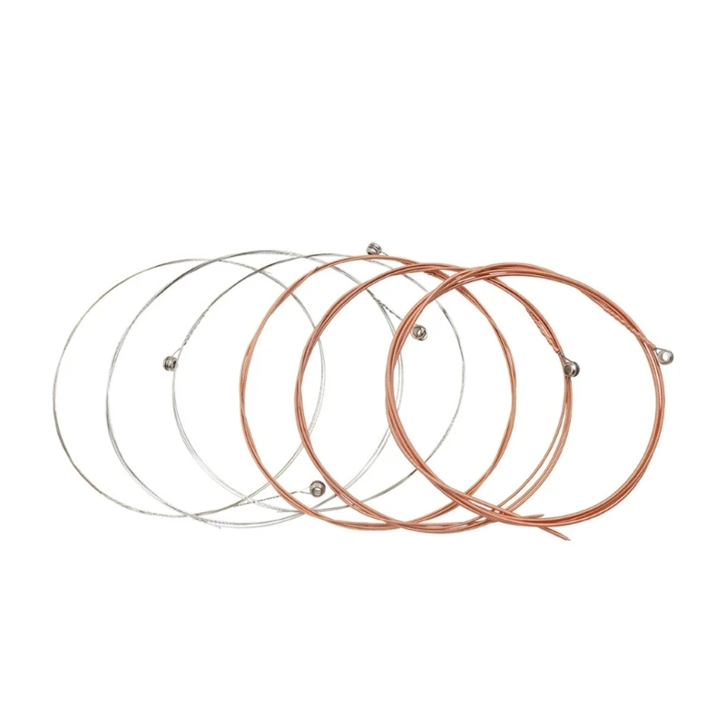 

6Pcs/set Stainless Steel Folk Guitar Strings Replacement Acoustic Guitar Strings Guitar Parts 6 Pieces String Sets