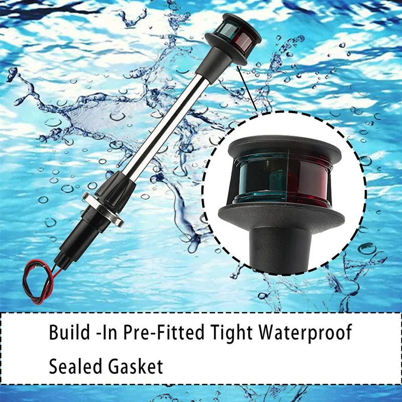 Осветительный прибор для навигации цвет-красный зеленый двухцветный со съемным