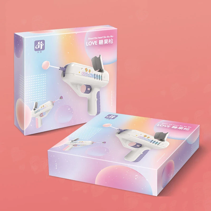 Новый детский игрушечный пистолет-леденец со звуковым эффектом электрический