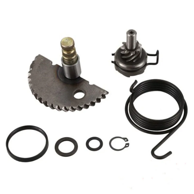 

Motorcycle 48cc Starter Shaft Gear Aluminum Steel Kick Start Kit for GY6 80CC 139QMB engine start pawl kit Scooter Moped parts
