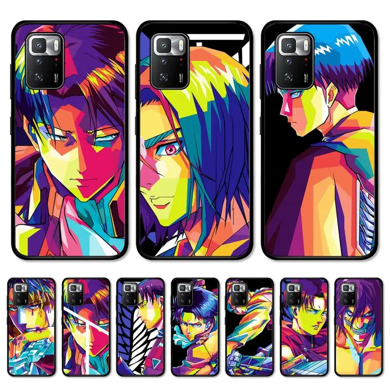 

A-Attack on T-titans L-levies Phone Case For Redmi Note 8A 7 5 Note8pro 8T 9Pro note 6pro Funda Capa