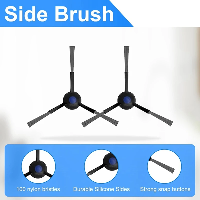 Для робота-пылесоса ECOVACS DEEBOT T30 PRO OMNI основная боковая щетка фильтры НЕРА Швабра