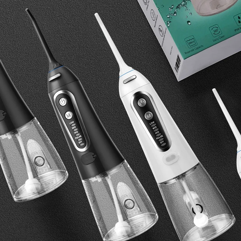 

1Set Portable Dentajet 5 Modes Oral Irrigator Irrigator Teeth Cleaner White