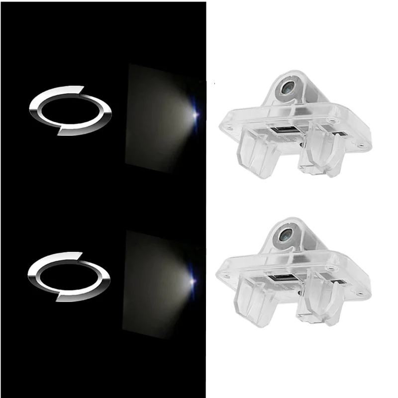 

2Pcs Car Door Light For Renault Samsung SM7 SM5 QM5 Courtesy Projector Welcome LED Logo Lights Ghost Shadow Lamp Car Accessories